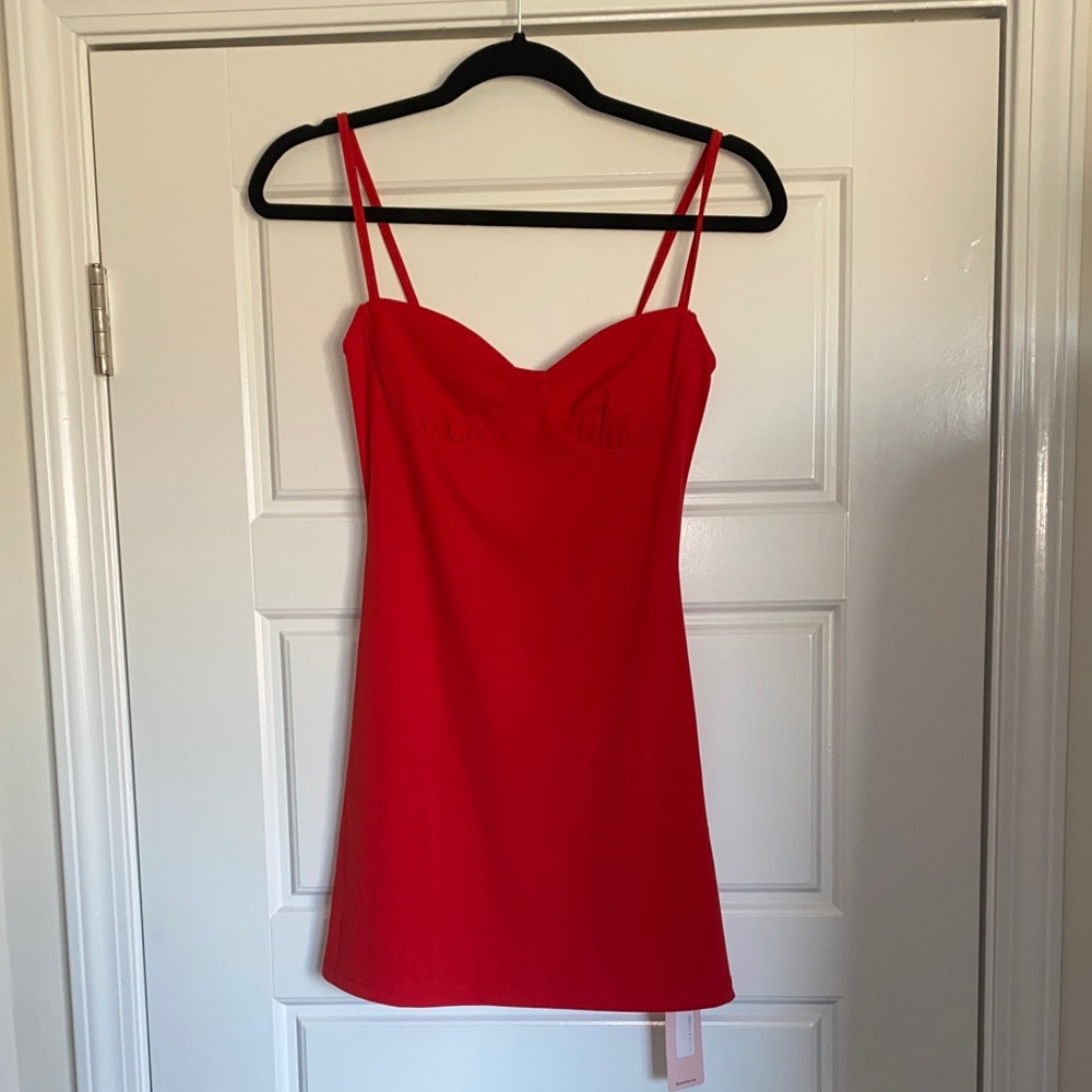 Micas Red Mini Dress